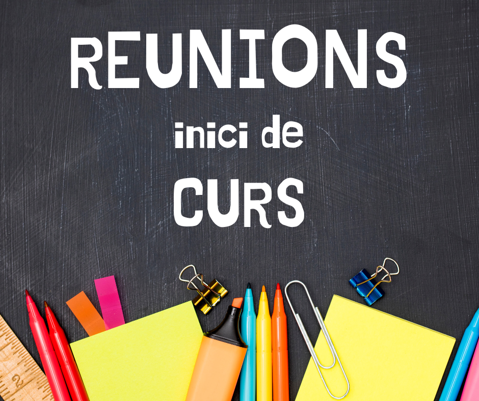 Reunió inici de curs